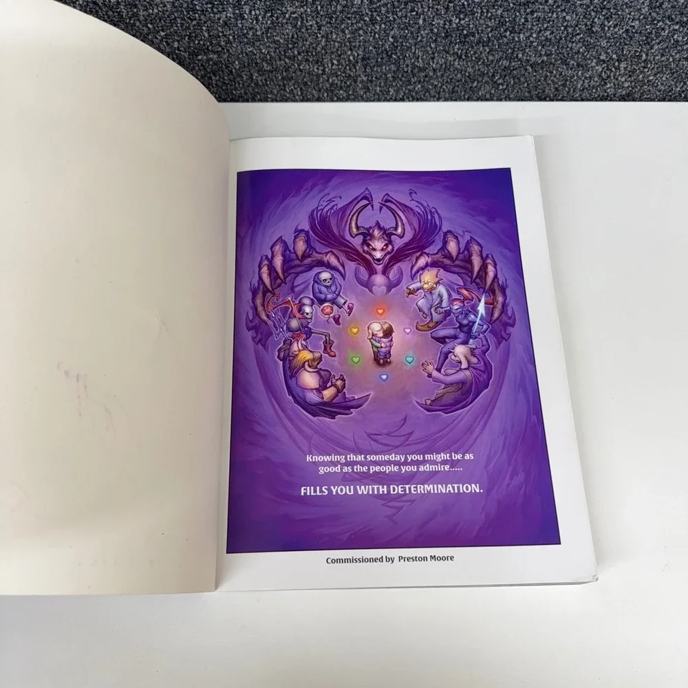 Gamers for Good Presents Undertale Fan Art Book Charity Kickstarter 1st Edition